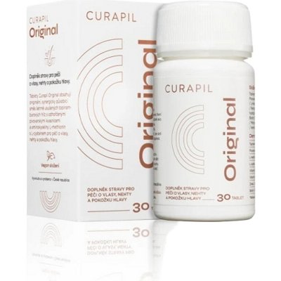 Curapil Original tablety na vlasy a vlasovou pokožku 30 tablet – Hledejceny.cz