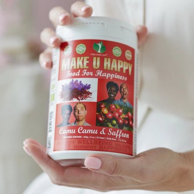 For long life MAKE U HAPPY ŠAFRÁN detox hubnutí radost ze života 250 g 30 dní – Hledejceny.cz