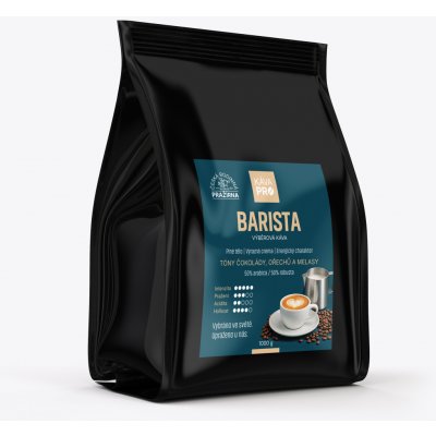 KávaPRO Barista krémová káva pro espresso i mléčné nápoje zrnková 1 kg – Hledejceny.cz