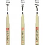 Sakura Fix Pigma Graphic s plochým hrotem 2 (2mm) – Zboží Dáma