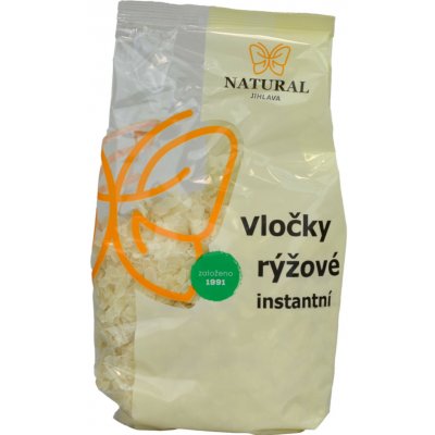 Natural Jihlava Rýžové vločky instantní 250 g – Zboží Mobilmania