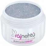 Ráj nehtů Akrylový prášek GLITTER Aquamarine 5 g – Zbozi.Blesk.cz