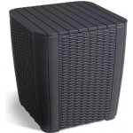 Allibert Zahradní odkládací stolek Luzon grafitový – Sleviste.cz