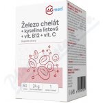 AGmed Železo chelát+kys.list.+vit.B12+vit.C 60 kapslí – Hledejceny.cz