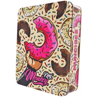 Monkey King Kovový úložný box Munchies – Zboží Dáma