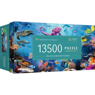 TREFL UFT Ponoření do podmořského ráje 13500 dílků – Zboží Dáma