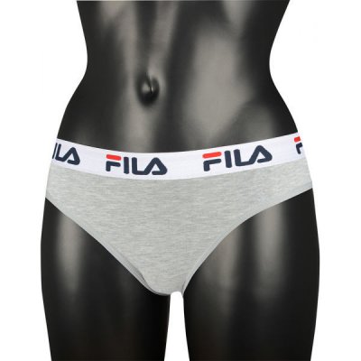 Fila WOMAN BRAZILIAN PANTIES Dámské kalhotky Šedá Bílá Tmavě modrá Červená – Zboží Mobilmania