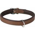 Flamingo Arizona Kožený obojek s pěnovou výplní – Zboží Mobilmania