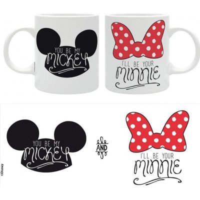 Disney Keramický hrnek - Love Mickey and Minnie (objem 320 ml) – Zboží Mobilmania