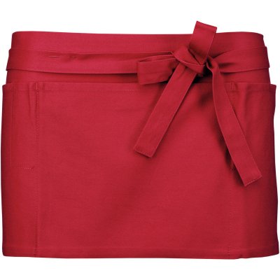 Kariban Zástěra Barman Bistro Style K886 1TE-K886-Red-uni Červená – Hledejceny.cz