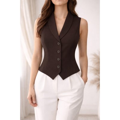 Elegant společenská vesta černá – Sleviste.cz