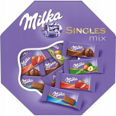Milka Singles Mix 138 g – Zboží Mobilmania