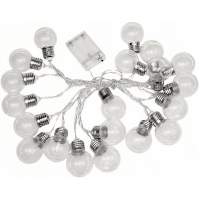 LED21 ZD93 LED girlanda kuličky 3xAA 20 LED diod Teplá bílá – Hledejceny.cz