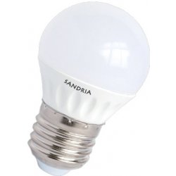 Sandy LED žárovka LED E27 B45 S2540 5W teplá bílá