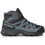 Salomon X Ward Leather Mid GTX W 471820 dámské vyšší nepromokavé India ink – Zboží Dáma