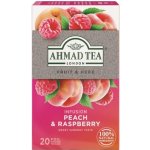 Ahmad Tea Ovocný čaj Malina s Broskví 20 x 2 g – Zboží Dáma