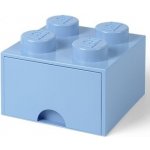 LEGO® Úložný box 4 s šuplíkem světle modrá – Hledejceny.cz