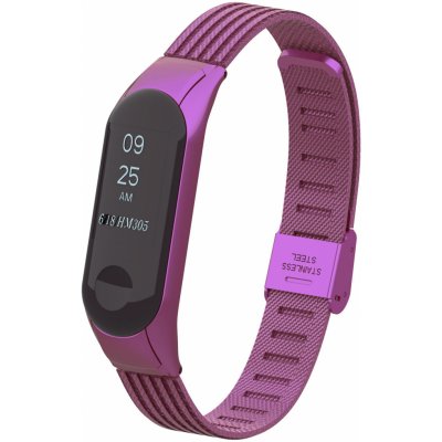 Xiaomi Mi Band 3/4 náhradní náramek MT celokovový Fialová MBSCZ-4MTCF – Sleviste.cz