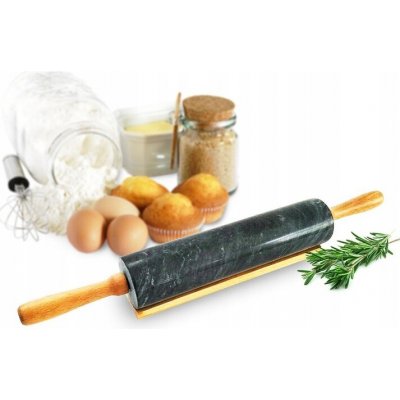 GNT Mramorový Váleček na těsto s podstavcem XJ5842 – Zbozi.Blesk.cz