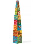 Djeco skládací kostky pyramida Moji kamarádi – Zboží Mobilmania