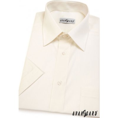 Avantgard košile Klasik s krátký rukáv smetanová 3512