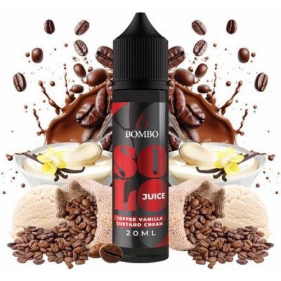 Bombo Solo Juice Coffee Vanilla Custard Cream S & V 20 ml