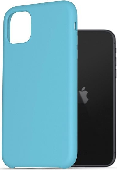 Pouzdro AlzaGuard Premium Liquid Silicone Case iPhone 11 modré