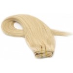 Clip-in vlasy 61cm nejsvětlejší blond – Zboží Dáma
