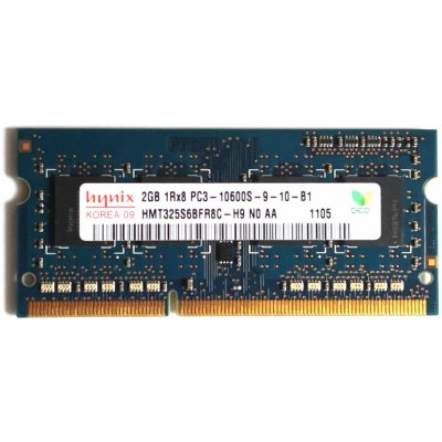 Hynix DDR3 2GB 1333MHz CL9 HMT325S6BFR8C-H9 – Sleviste.cz