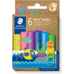 STAEDTLER Modelína Noris Jumbo 842 6 neonových barev