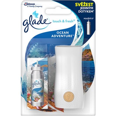 Glade by Brise - One Touch osvěžovač vzduchu, strojek + náplň Ocean Adventure, 10 ml – Zbozi.Blesk.cz