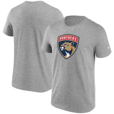 Fanatics pánské tričko Florida Panthers NHL Primary Logo Graphic T-Shirt Sport Gray Heather – Zboží Mobilmania