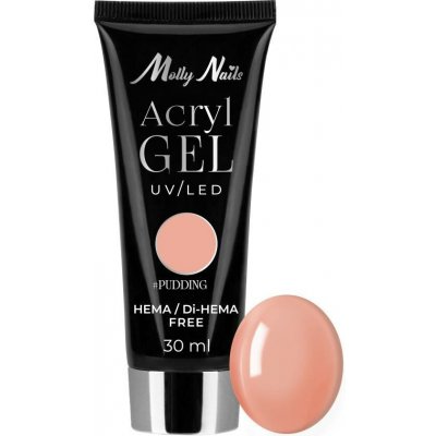 Molly Nails Acrylgel Hema/di-Hema free Pudding 30 ml – Sleviste.cz