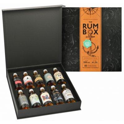 The Rum Box World Tour Edition Turquose Edition 41,2% 10 x 0,05 l (holá láhev)