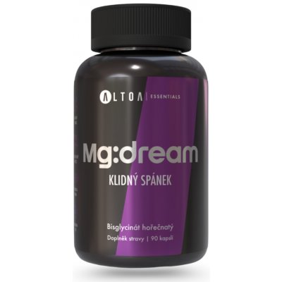Altoa Essentials Mg:DREAM Magnesium Bisglycinát 90 kapslí Klidný spánek – Hledejceny.cz