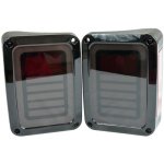 Sada LED zadních světel, Kouřová, EU, Jeep Wrangler JK, serie Desert Black – Hledejceny.cz