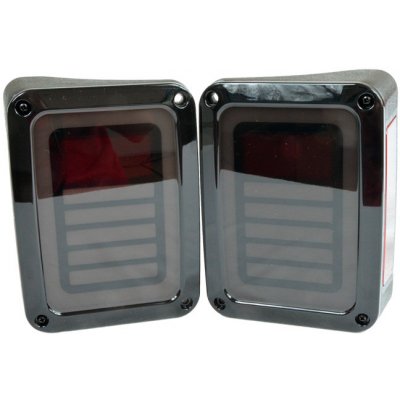 Sada LED zadních světel, Kouřová, EU, Jeep Wrangler JK, serie Desert Black – Hledejceny.cz