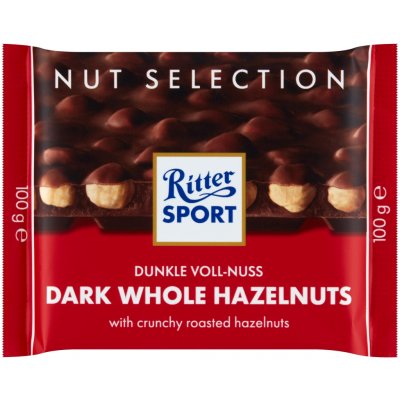 Ritter Sport Nussklasse hořká s celými oříšky 100 g – Hledejceny.cz