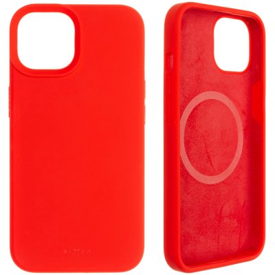 FIXED Zadní kryt MagFlow s podporou MagSafe pro Apple iPhone 14, červený FIXFLM-928-RD – Zboží Mobilmania