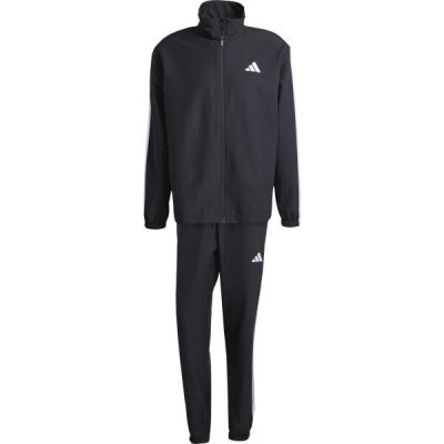 adidas 3-Stripes pánská tepláková souprava černá – Zboží Dáma