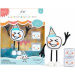 Glo Pals Figurka Party Pal vícebarevná + 2 svítící kostky do vody – Zboží Dáma