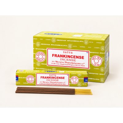 Shrinivas Satya Vonné tyčinky Frankincense Kadidlo 12 × 15 g – Hledejceny.cz