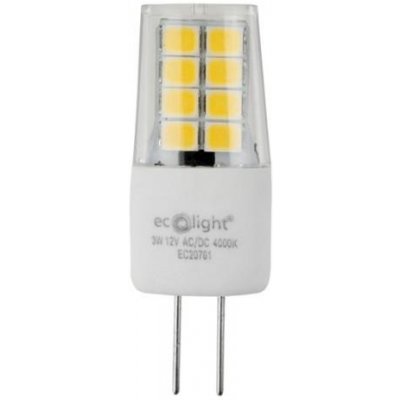 ECOLIGHT LED žárovka G4 - 3W - 300 lm - 12V - neutrální bílá EC20761 – Hledejceny.cz
