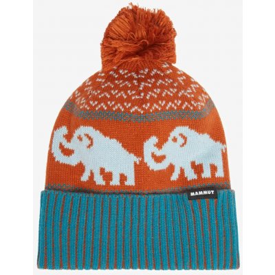 Mammut Zimní čepice Retro Beanie deep teal/autumn larice – Hledejceny.cz