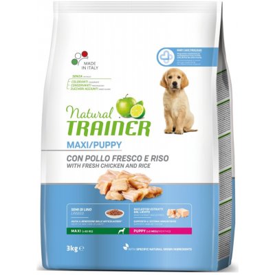 Trainer Natural Maxi Puppy čerst. kuře 3 kg – Zboží Mobilmania