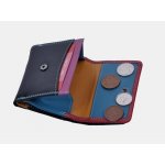 Old River Dámská malá kožená peněženka 136 F multi černá – Zboží Mobilmania