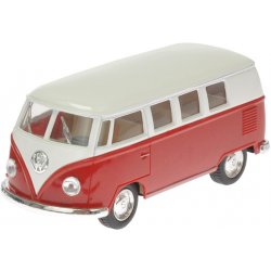 Mikro Trading Autobus Volkswagen 13cm kov zpětný chod červená 1:32