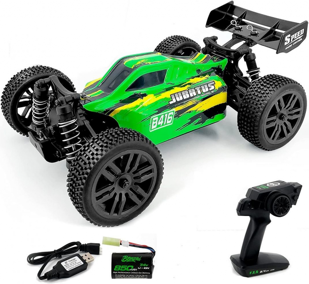 Bonzai Auto RC Buggy Jubatus B416 terénní 4WD zelené 2,4GHz RTR 1:14