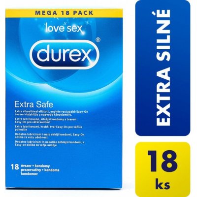 DUREX EXTRA SAFE 18ks – Zbozi.Blesk.cz
