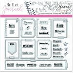 Aladine Gelová diářová razítka Bullet journal Rámečky organizace týdne – Zboží Dáma